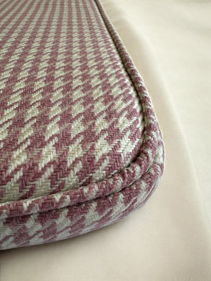 Custom Made Bench Cushion Cover - Any Width & Length, Indoor Cushion Case with Zipper, Sofa & Window Seat Replacement (Only Cover)