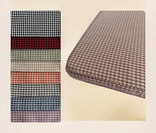 Custom Made Bench Cushion Cover - Any Width & Length, Indoor Cushion Case with Zipper, Sofa & Window Seat Replacement (Only Cover)