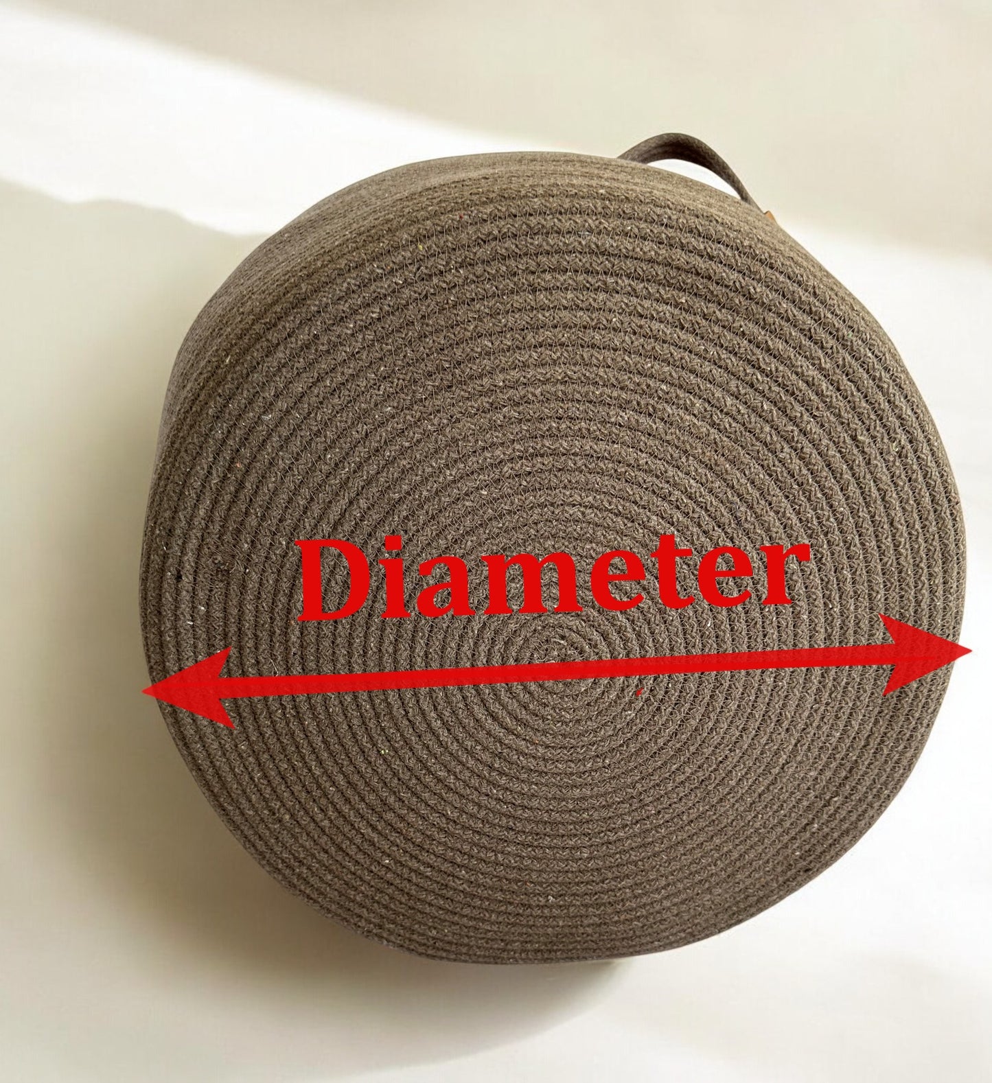 Custom Size Cotton Rope Basket - Colorful Storage Organizer, Customizable Basket for Home, Housewarming Gift