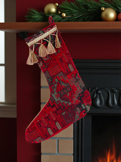 Kilim Design Christmas Tree Skirt | Custom Xmas Tree Skirt | Holiday Decor | Christmas Ornaments & Gifts
