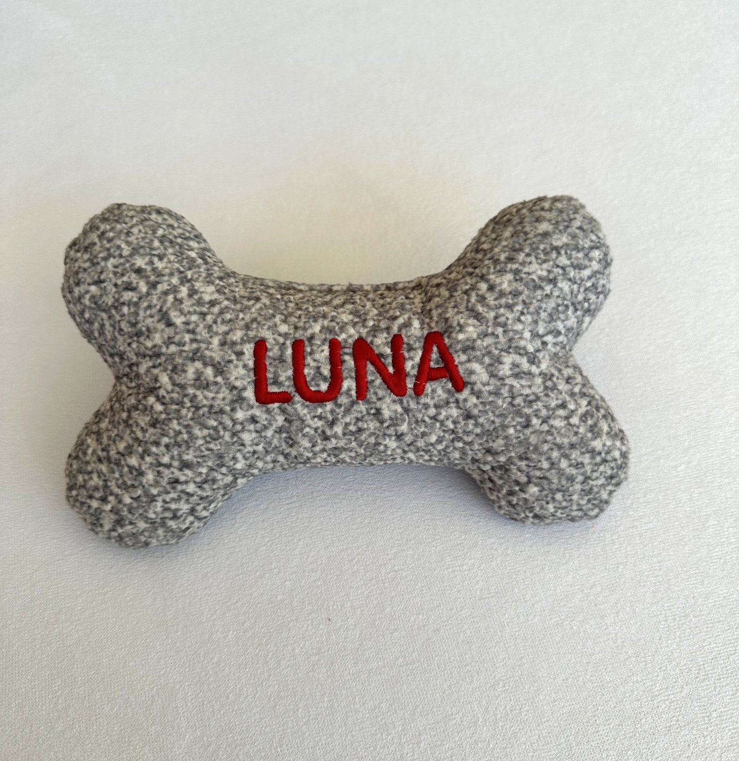 Personalized Dog Bone Toy - Custom Pet Gift, Soft Puppy Toys for Dog Lovers