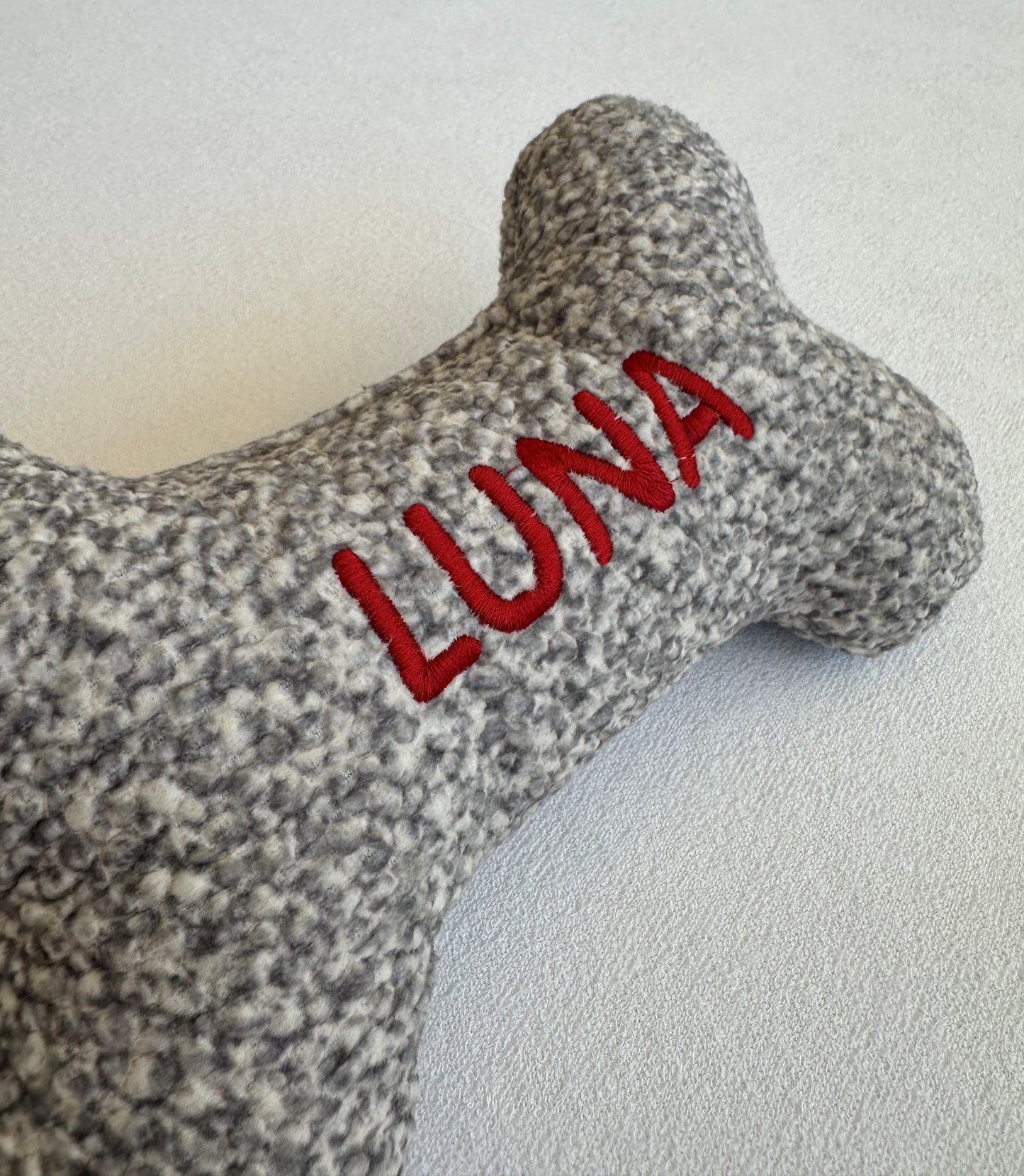 Personalized Dog Bone Toy - Custom Pet Gift, Soft Puppy Toys for Dog Lovers