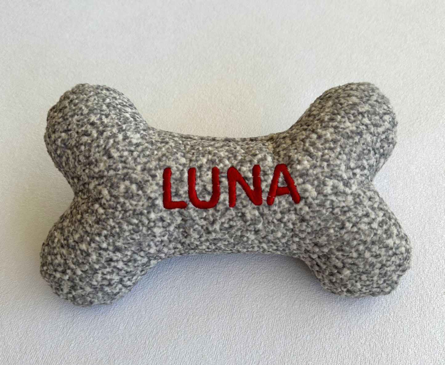 Personalized Dog Bone Toy - Custom Pet Gift, Soft Puppy Toys for Dog Lovers