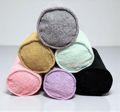 Custom Terry Cloth Bolster Pillow - Colorful Summer Neckroll, Towel Throw Pillow Cover in Terry Cloth Fabric