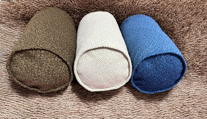 Custom Bolster Pillow Cover - Round Neckroll, Indoor Sofa & Throw Pillow, Custom Size Decorative Bolster