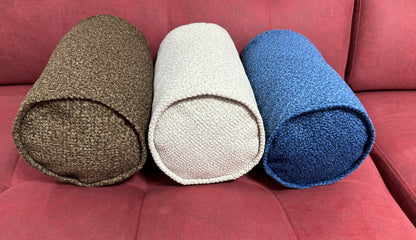 Custom Bolster Pillow Cover - Round Neckroll, Indoor Sofa & Throw Pillow, Custom Size Decorative Bolster