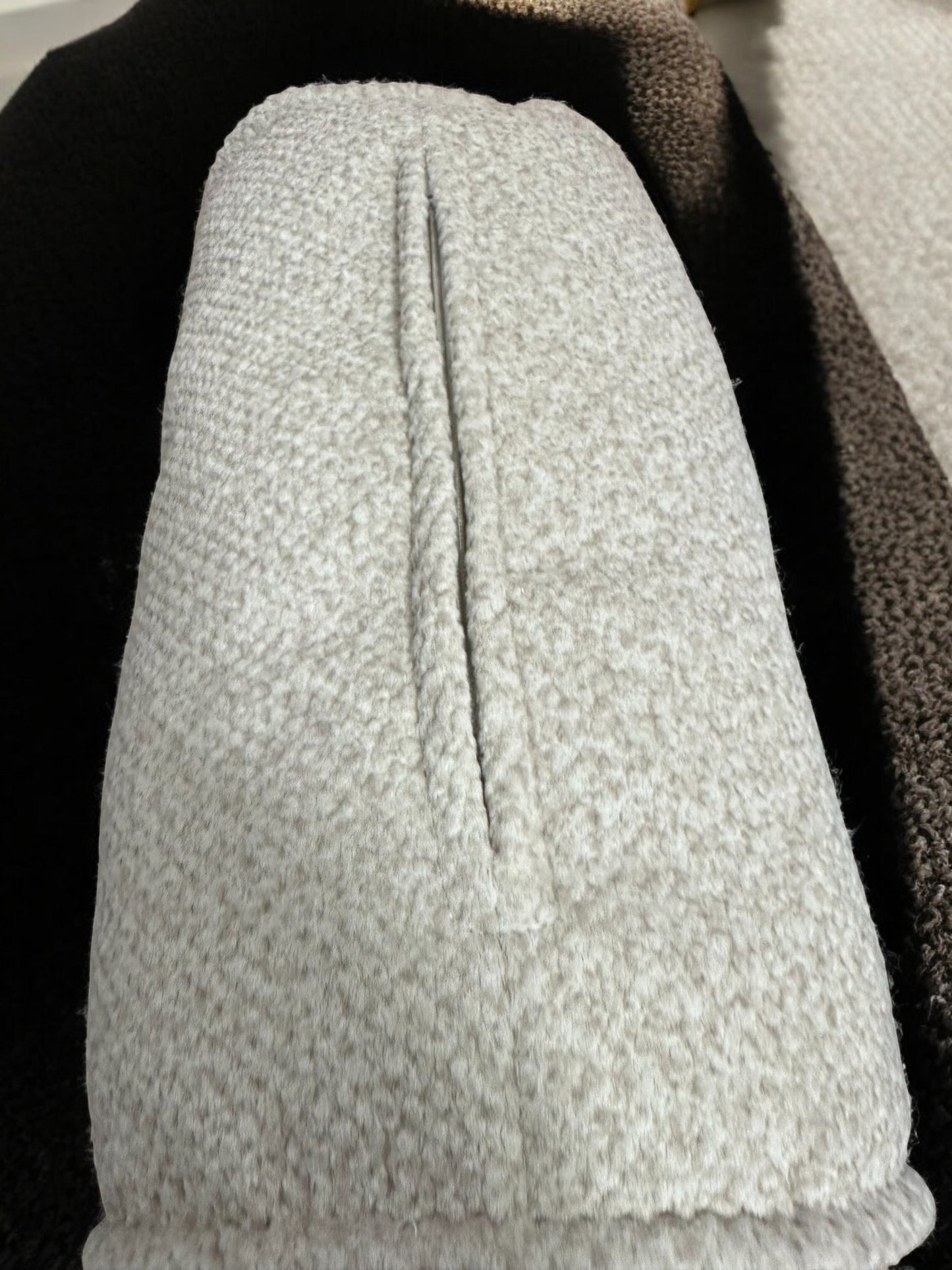 Custom Bolster Pillow Cover - Round Neckroll, Indoor Sofa & Throw Pillow, Custom Size Decorative Bolster