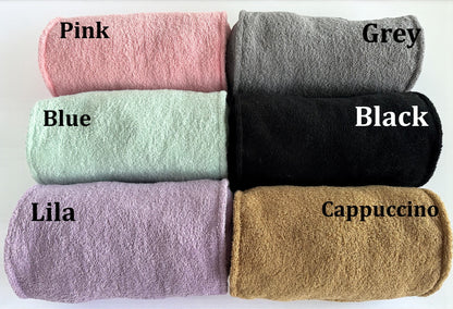 Custom Terry Cloth Bolster Pillow - Colorful Summer Neckroll, Towel Throw Pillow Cover in Terry Cloth Fabric