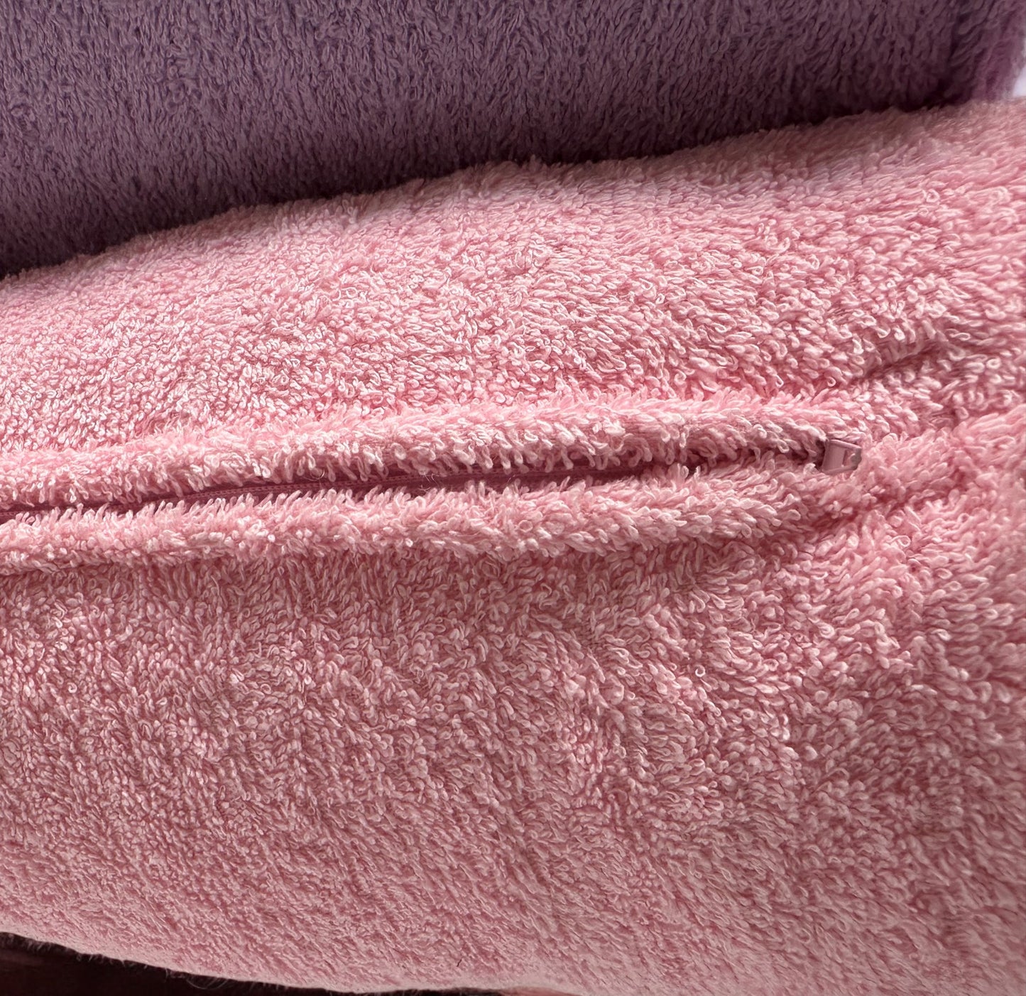 Custom Terry Cloth Bolster Pillow - Colorful Summer Neckroll, Towel Throw Pillow Cover in Terry Cloth Fabric