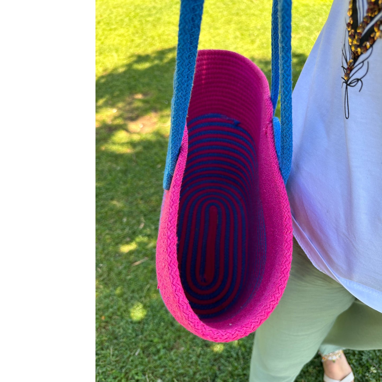 Eco-Friendly Cotton Rope Handbag - Summer Beach Tote, Shoulder Bag, Stylish Gift for Women