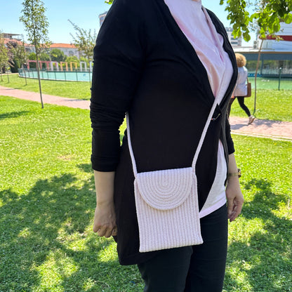 Eco-Friendly Cotton Rope Shoulder Bag - Summer Beach Tote, Versatile Cord Bag, Perfect Gift for Women