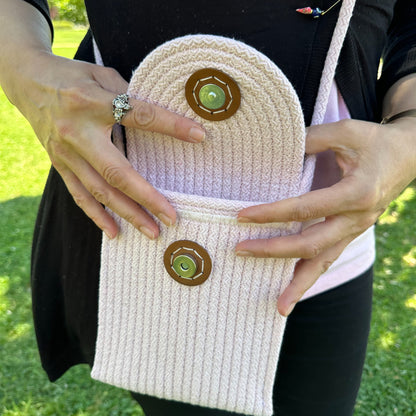 Eco-Friendly Cotton Rope Shoulder Bag - Summer Beach Tote, Versatile Cord Bag, Perfect Gift for Women