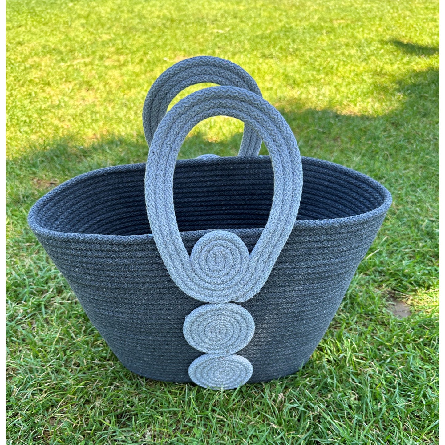 Eco-Friendly Cotton Rope Handbag - Summer Beach Tote, Shoulder Bag, Perfect Gift for Women
