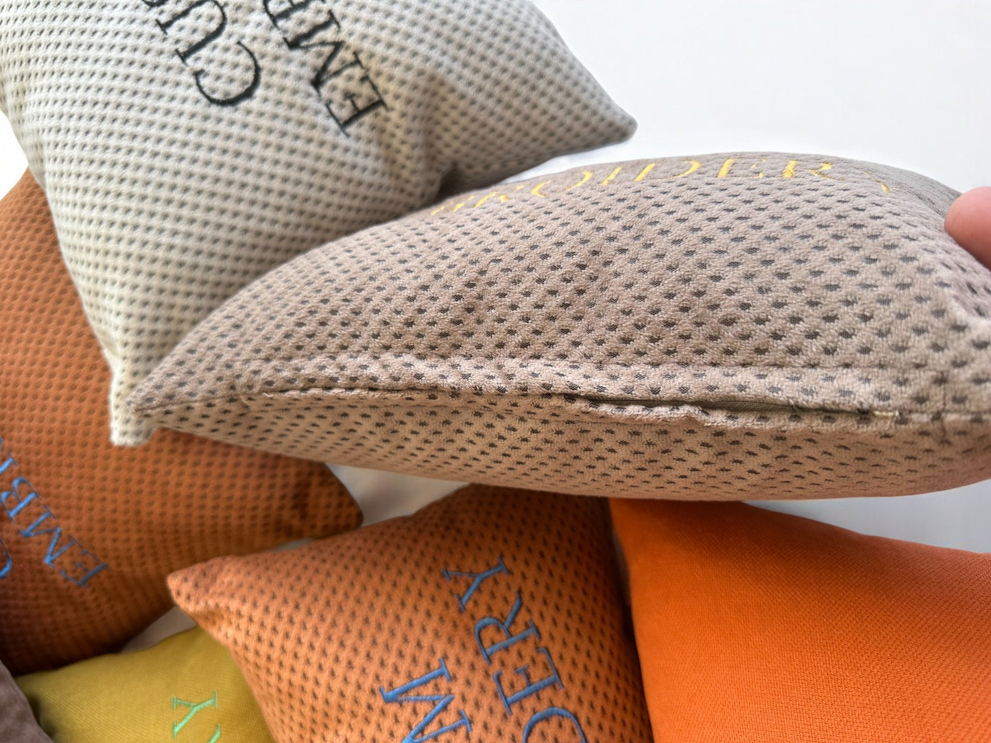 Personalized Embroidered Pillow Cover - Custom Monogram Name Pillow, Perfect Gift (Only Cover)