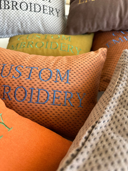 Personalized Embroidered Pillow Cover - Custom Monogram Name Pillow, Perfect Gift (Only Cover)