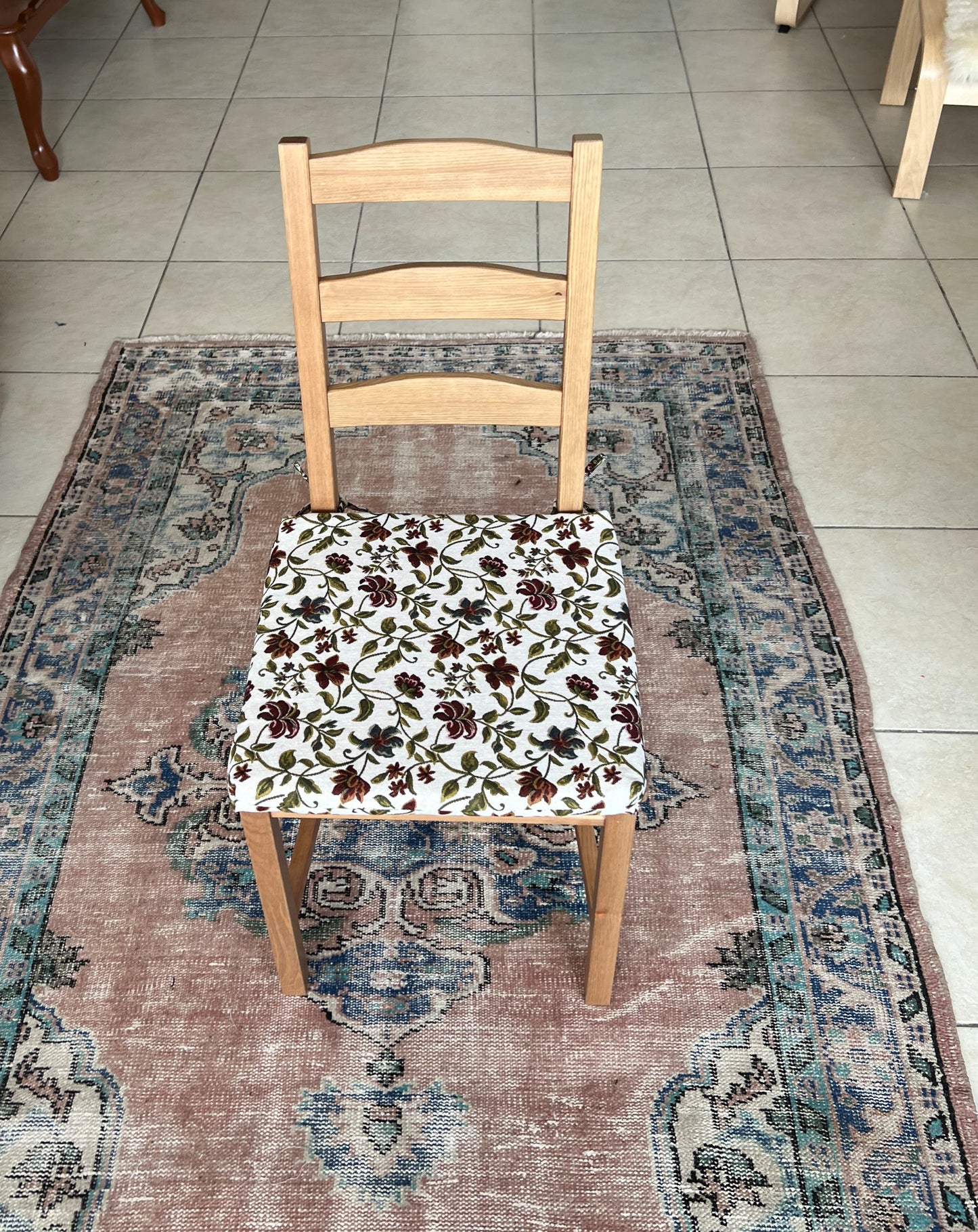 Floral Chair Seat Pads - Kitchen & Outdoor Cushions, Floral Chair Covers for Dining and Patio Chairs