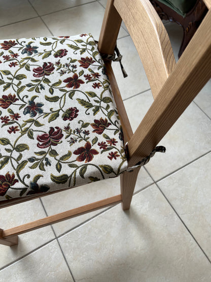 Floral Chair Seat Pads - Kitchen & Outdoor Cushions, Floral Chair Covers for Dining and Patio Chairs