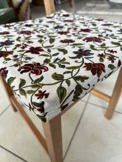 Floral Chair Seat Pads - Kitchen & Outdoor Cushions, Floral Chair Covers for Dining and Patio Chairs