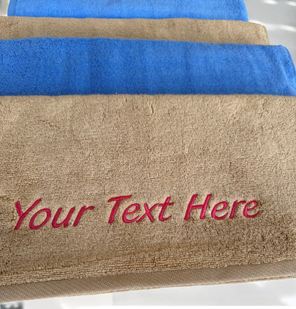 Personalized Terry Towels - Embroidered Monogrammed Hand Towels with Name, Perfect Wedding Gift