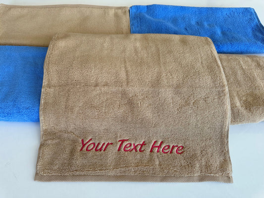 Personalized Terry Towels - Embroidered Monogrammed Hand Towels with Name, Perfect Wedding Gift