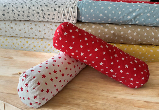 Custom Bolster Pillow Cover - Any Diameter & Length, Cotton Roll and Cylinder Pillow Covers, Decorative Throw Pillow Case