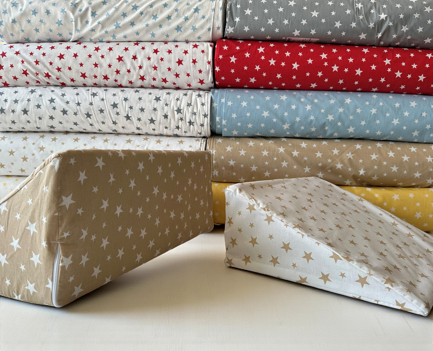 Custom Size Wedge Pillow Cover - Cotton Leg Support & Side Sleeper Case, Leg Wedge Cushion Cover