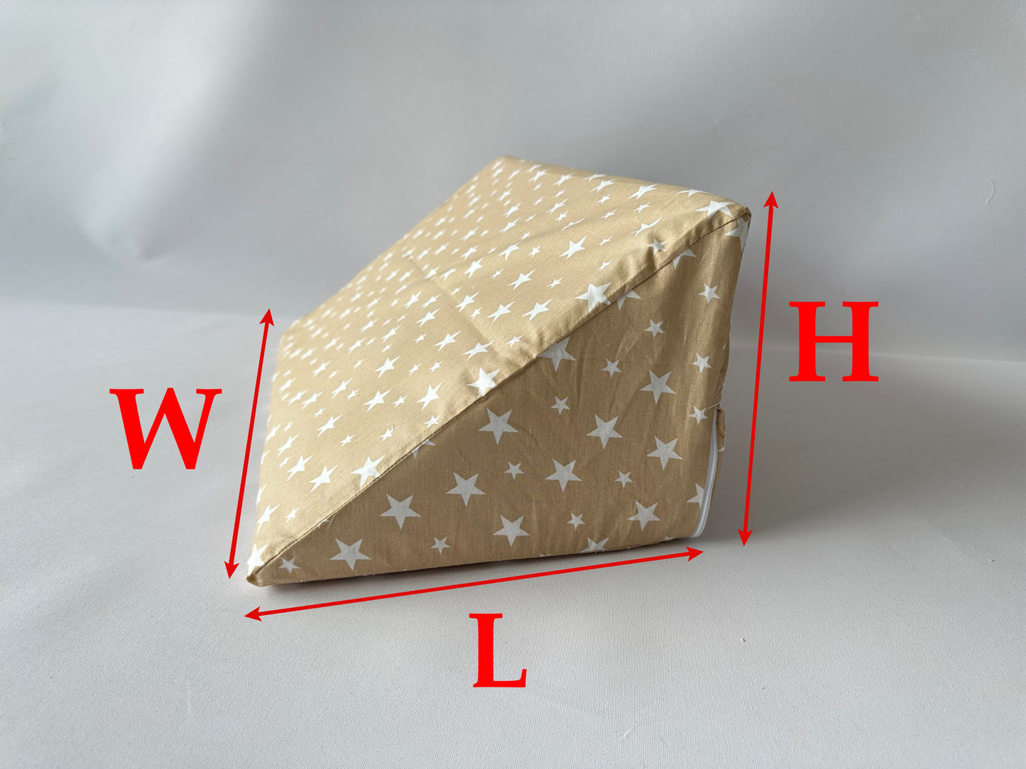 Custom Size Wedge Pillow Cover - Cotton Leg Support & Side Sleeper Case, Leg Wedge Cushion Cover