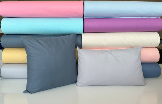 Custom Cotton Pillow Covers - Any Size Throw, Lumbar, and Cushion Covers, Colorful Decorative Pillow Cases