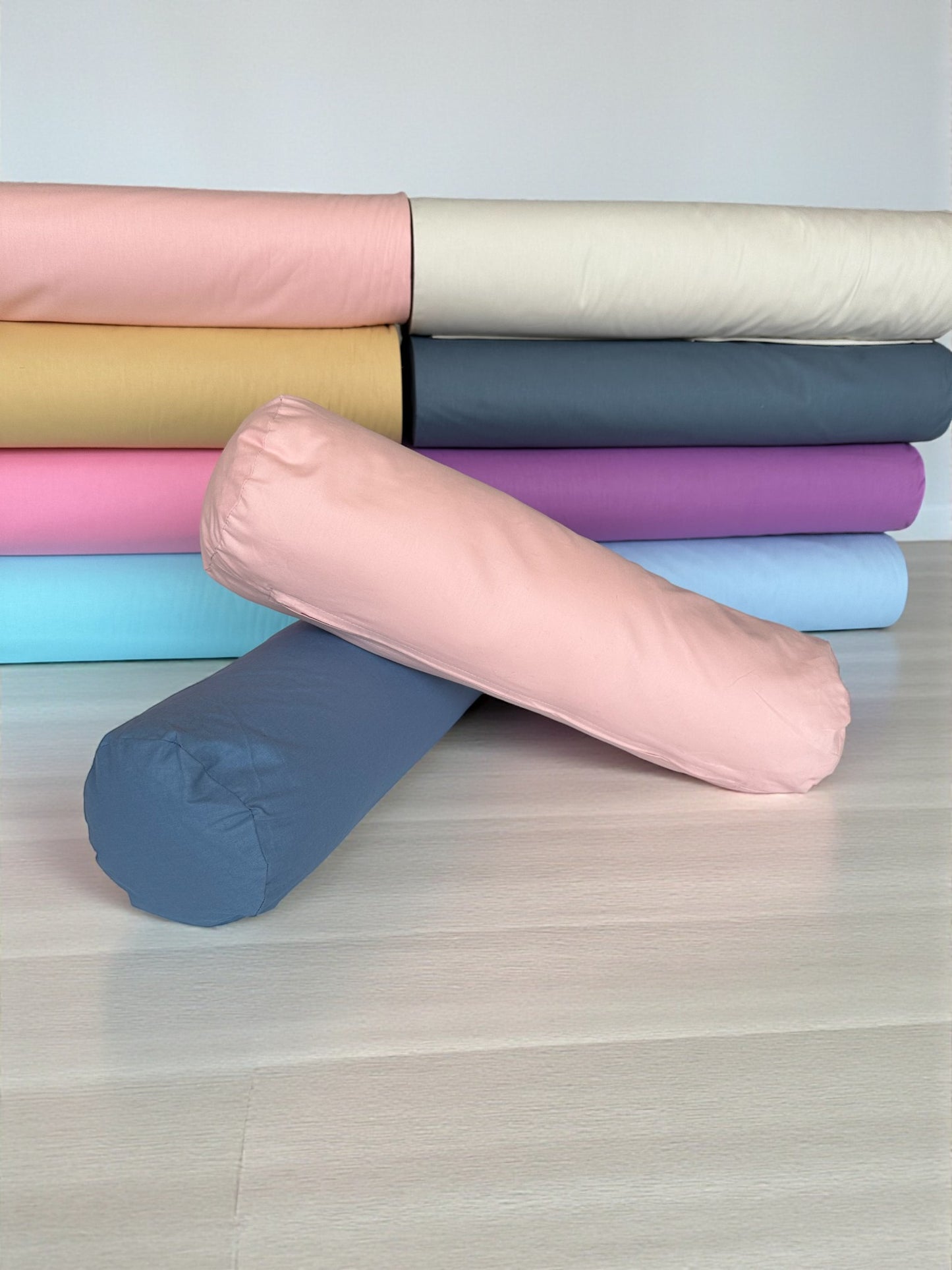 Colorful Cotton Bolster Pillow Cover - Cylinder, Throw, and Decorative Pillow Cases