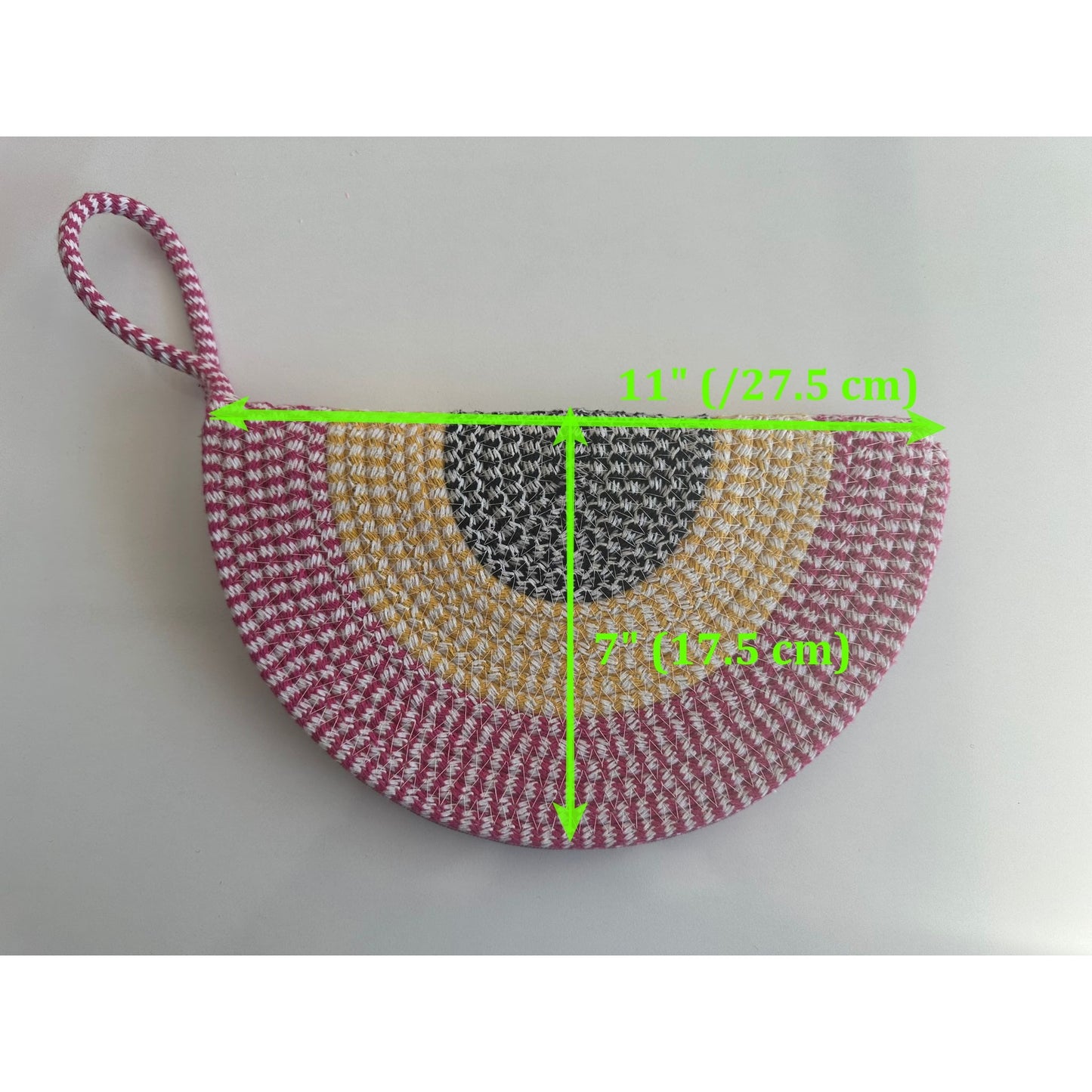 Colorful Cotton Rope Clutch Bag - Boho Summer Purse, Bridesmaid Gift, Clutch for Women