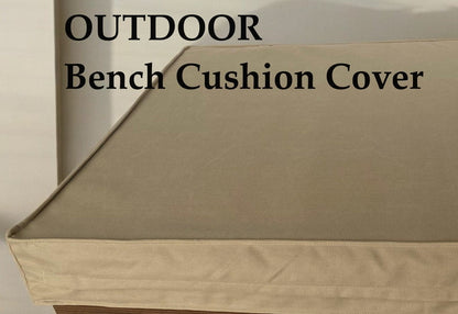 Waterproof Bench Cushion Cover - Bay Window & Floor Cushion in Waterproof Fabric (Cushion Cover Only)