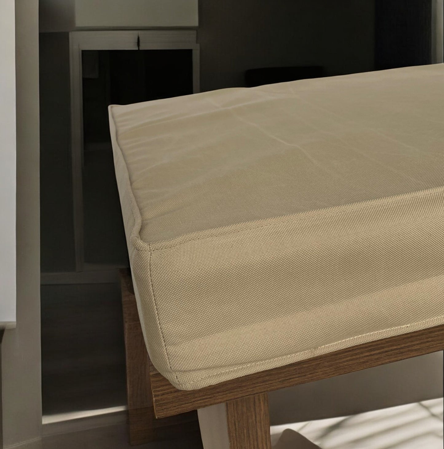 Waterproof Bench Cushion Cover - Bay Window & Floor Cushion in Waterproof Fabric (Cushion Cover Only)