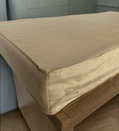 Waterproof Bench Cushion Cover - Bay Window & Floor Cushion in Waterproof Fabric (Cushion Cover Only)