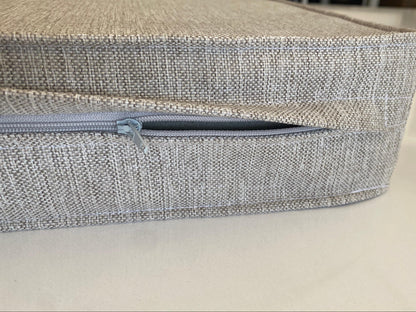 Custom Bench Cushion Covers - Window Seat, Indoor Bench, Floor Cushion, Seat Covers (Only Cover)