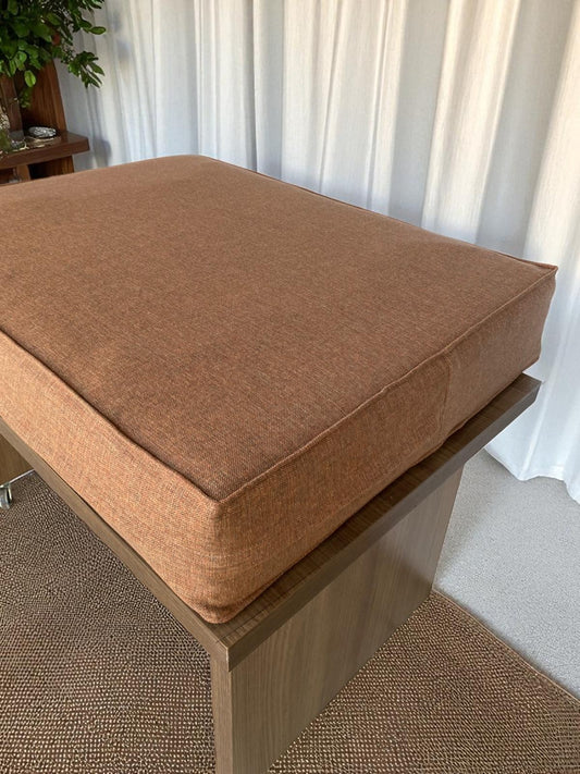 Custom Bench Cushion Covers - Window Seat, Indoor Bench, Floor Cushion, Seat Covers (Only Cover)