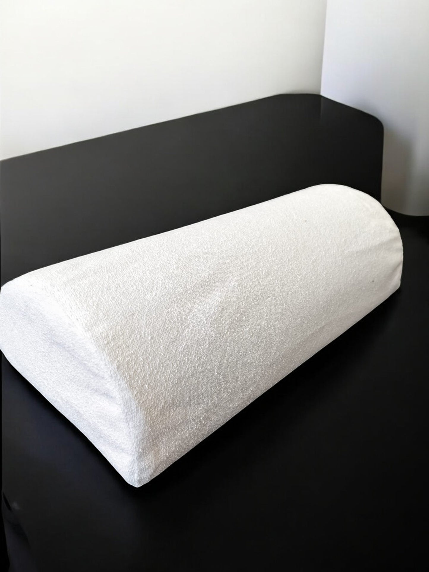 Custom Waterproof Half Moon Pillow Cover - Semi-Round Leg & Knee Support Bolster Case