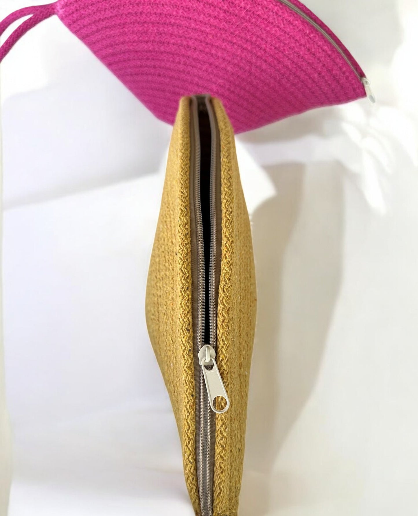 Colorful Cotton Rope Clutch Bag - Boho Summer Purse, Bridesmaid Gift, Clutch for Women