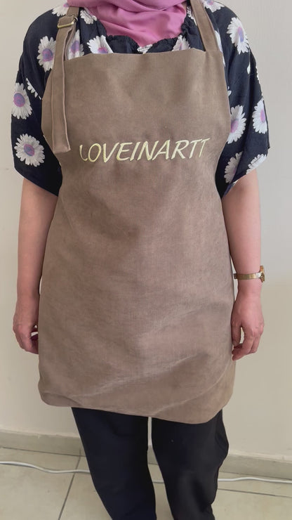 Custom Embroidered Kitchen Apron - Personalized Cooking & Baking Apron, Chef Apron for Mom and Women